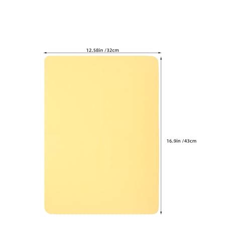 VILLFUL 2 Stück Keramik Absorptionsmatte Hochdichte Tonwerkzeug Pads für Stabile Töpferscheibe Schnelltrocknend Gelb für Tonformung und Töpferbedarf von VILLFUL