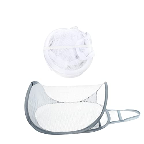 VILLFUL 2 Stück Klappbarer Wandmontierter Wäschekorb Atmungsaktives Mesh Faltbarer Kleiderkorb für Badezimmer Hotel und Reisen Schmutzige Aufbewahrung VILLFUL 2 Stück Klappbarer Wandmontierter Wäschekorb Atmungsaktives Mesh Faltbarer Kleiderkorb für Badezimmer Hotel und Reisen Schmutzige Aufbewahrung von VILLFUL