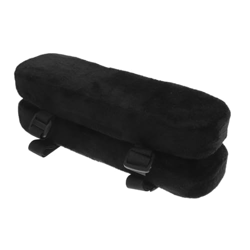 VILLFUL 2 Stück Memory Foam Büro Stuhl Armlehnen Polster Dicke Ergonomische Armkissen mit Atmungsaktivem Bezug Kompatibel für Bürostühle Gaming Stühle Rollstühle Abnehmbar und Leicht zu von VILLFUL