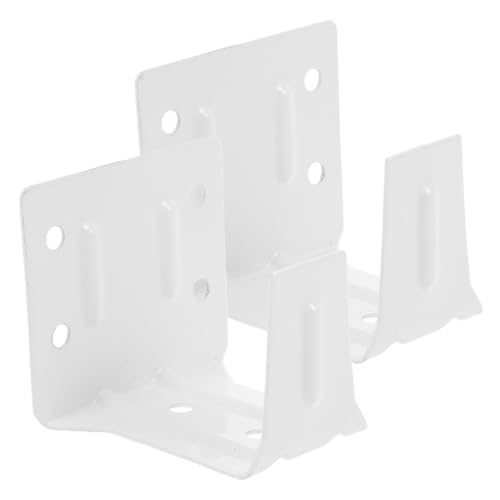 VILLFUL 2 Stück Mini Blindenträger Weiß Zentrierträger für Jalousien und Vorhänge Robuste Halterung für Fensterdekoration Einfache Installation für Zuhause und Büro von VILLFUL