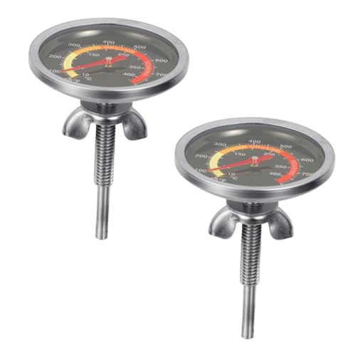 VILLFUL 2 Stück Ofenthermometer Präzises Dial Thermometer für Grillöfen Temperaturbereich zum Braten und Räuchern von VILLFUL 2 Stück Ofenthermometer Präzises Dial Thermometer für Grillöfen Temperaturbereich zum Braten und Räuchern von von VILLFUL