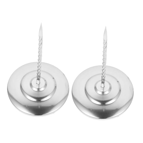 VILLFUL 2 Stück Rechnungshalter Spike aus Edelstahl Stabiler Ticket Stabber mit Rundem Sockel Platzsparender Beleghalter für Büro Restaurant Hotel Effiziente Papierorganisation VILLFUL 2 Stück Rechnungshalter Spike aus Edelstahl Stabiler Ticket Stabber mit Rundem Sockel Platzsparender Beleghalter für Büro Restaurant Hotel Effiziente Papierorganisation von VILLFUL