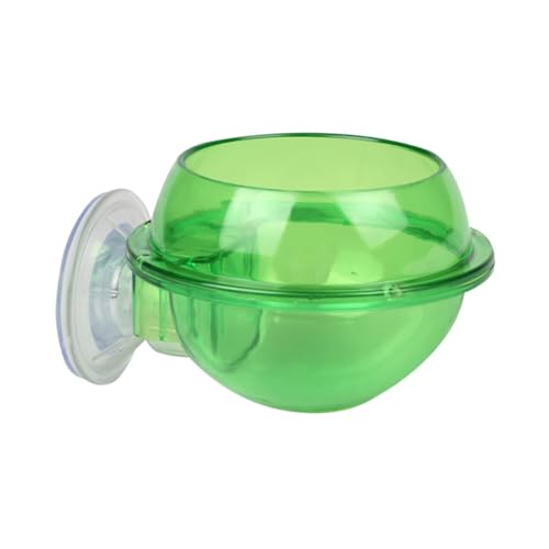 VILLFUL 2 Stück Reptilien Trinknapf mit Saugnapf Teiliges Kunststoff Wassernapf für Schildkröten Eidechsen Spinnen Schlangen Einfache Praktische Wassertränke von VILLFUL