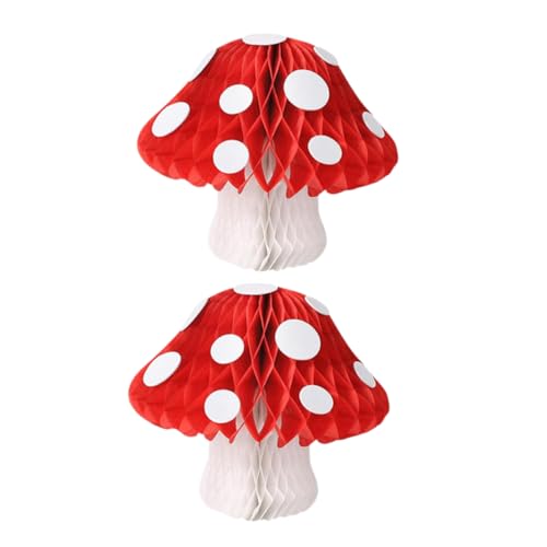 VILLFUL 2stücke Wabenball Aus Seidenpapier Pilz-waben-dekor Für Partydekorationen Tischdekoration Mit Skurrilem Thema Für Und VILLFUL 2stücke Wabenball Aus Seidenpapier Pilz-waben-dekor Für Partydekorationen Tischdekoration Mit Skurrilem Thema Für Und von VILLFUL