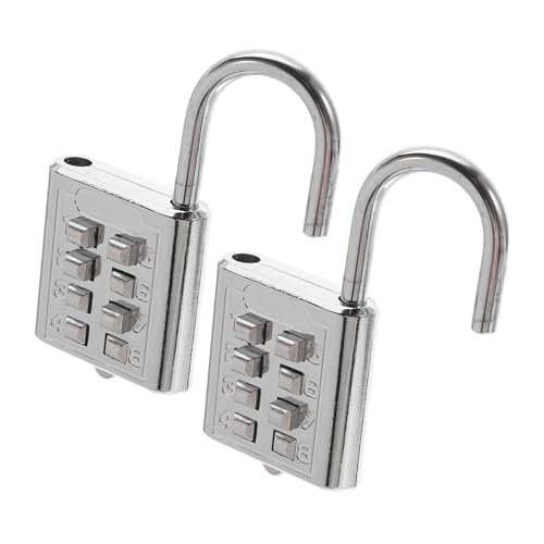 VILLFUL 2 Stück Schrank Kombinationsschloss Schlüsselloses Schließfachschloss Sport Schließfachschloss Druckknopf Vorhängeschloss Schlüsselloses Vorhängeschloss Fitnessstudio VILLFUL 2 Stück Schrank Kombinationsschloss Schlüsselloses Schließfachschloss Sport Schließfachschloss Druckknopf Vorhängeschloss Schlüsselloses Vorhängeschloss Fitnessstudio von VILLFUL