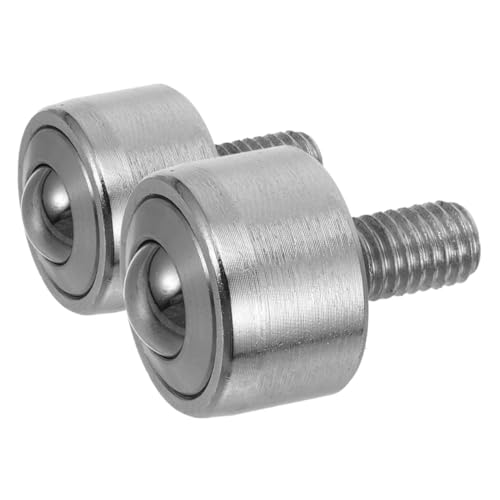 VILLFUL 2 Stück Schwerlast Kugel übertragungsrollen Gewindebolzen Hochpräzise Laufrollen Mechanismus für Industrie und Maschinenbau von VILLFUL