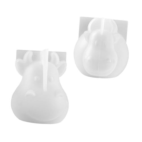 VILLFUL 2 Stücke 3D Ochsenmaskottchen Silikonform für Selbstgemacht Schmuck Epoxidharz Gießform Bastelbedarf Tischdekoration von VILLFUL