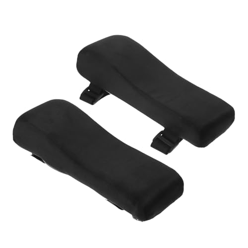 VILLFUL 2 Stück Teiliges Armlehnenpolster mit Elastischen Gurten Ergonomisches Kissen für Bürostuhl und Gaming Chair Gepolstert für Ellenbogenkomfort Einfache Anbringung Modernes Design von VILLFUL