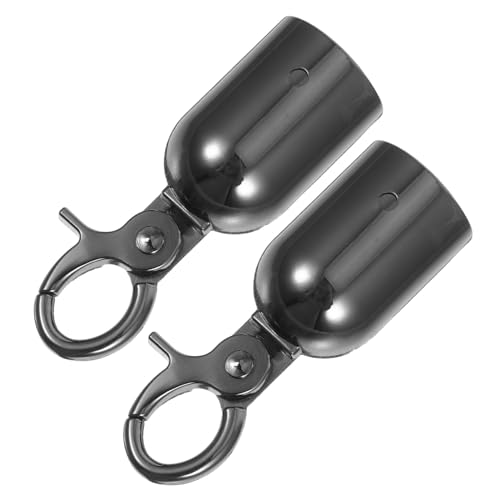 VILLFUL 2 Stück Teiliges Cord End Caps mit Schwarzer Beschichtung Langlebige Rope End Stopper aus Schützt Seilenden vor Abrieb Geeignet für Absperrpfosten und Veranstaltungstechnik VILLFUL 2 Stück Teiliges Cord End Caps mit Schwarzer Beschichtung Langlebige Rope End Stopper aus Schützt Seilenden vor Abrieb Geeignet für Absperrpfosten und Veranstaltungstechnik von VILLFUL