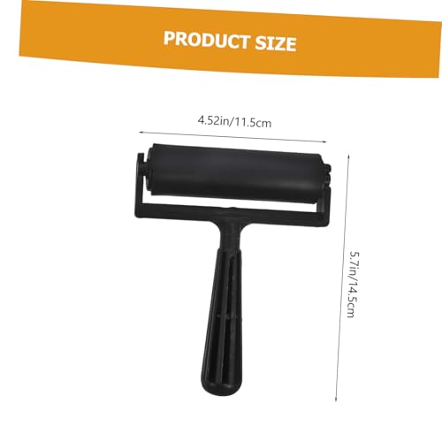 VILLFUL 2 Stück Teiliges Druckrollen für Kunsthandwerk Glatte Kunststoff Roller für Gleichmäßiges Auftragen von Farbe und Kleber Handlich Leicht zu Reinigen für Drucktechniken und Diamond von VILLFUL