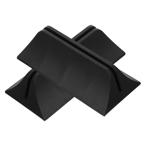 VILLFUL 2 Stück Teiliges Kunststoff Klemmhalter für Schreibtisch Trennwand Stabiler Privacy Panel Clip Verstellbare Büro Bildschirm Halterung Eleganter Schwarzer Desktop Divider Clamp von VILLFUL