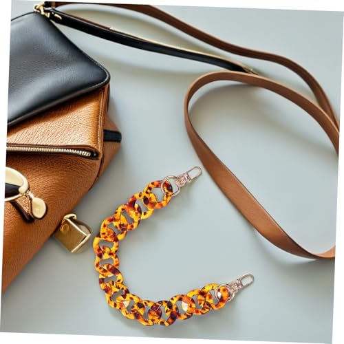 VILLFUL 2stücke Acryl-handtaschenkettenriemen Mit Leopardenmuster Abnehmbarer Taschenriemengriff Handtaschen-ersatz-schulterkette Kettentaschenriemen DIY-taschenkette Taschenkettenriemen VILLFUL 2stücke Acryl-handtaschenkettenriemen Mit Leopardenmuster Abnehmbarer Taschenriemengriff Handtaschen-ersatz-schulterkette Kettentaschenriemen DIY-taschenkette Taschenkettenriemen von VILLFUL