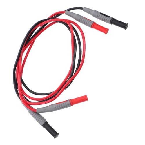 VILLFUL 2 Stück Teiliges Multimeter Prüfspitzen mit Dualfarbigen Prüfleitungen Stabile Verbindung Vielseitig Einsetzbar für Elektrische Messungen und Fahrzeug-Rückstromprüfung von VILLFUL