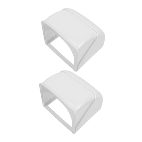 VILLFUL 2 Stück Wasserdichte Outdoor Steckdosenabdeckung Universeller Steckdosenschutz Wetterfeste Schutzbox für Außensteckdosen Einfache Montage Langlebiges Material Schutz vor Regen und von VILLFUL