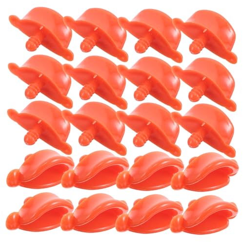 VILLFUL 20stücke Tiervogelschnabel Aus Kunststoff Bastelarbeiten Entenschnäbel Als Ersatz Für Stofftiere Puppenhandwerk Zubehör von VILLFUL