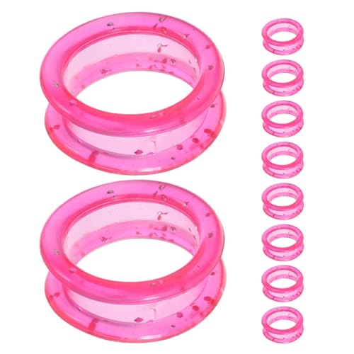 VILLFUL 20 Stück Fingerringe für Haarschneiden Scheren Daumenringe für Tierpflege Schutzringe für Friseure Ergonomisch Tragbar von VILLFUL