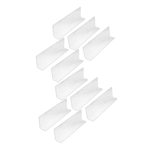 VILLFUL 20 Stück Förmige Regaltrenner aus PVC Transparente Trennwände für Supermärkte und Schränke zur Organisation von Getränke Snacks und Einfache Handhabung und Stabiler Halt Höhe von VILLFUL