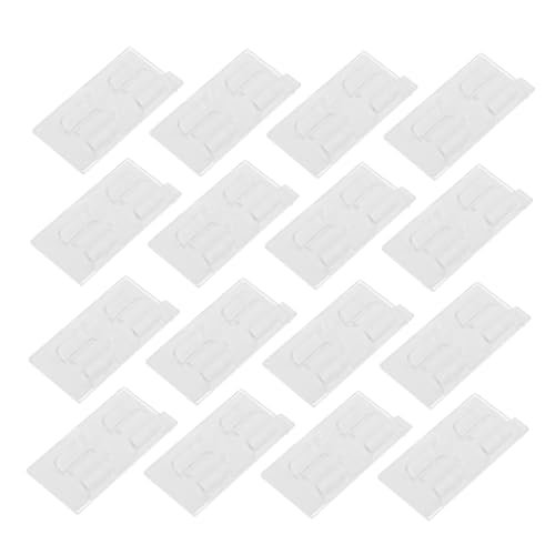 VILLFUL 20 Stück Outdoor Lichterkette Clips Selbstklebende Transparente Haken für Sichere Lichtdekoration Wetterfeste Kabelhalter für Balkon Terrasse und Feste VILLFUL 20 Stück Outdoor Lichterkette Clips Selbstklebende Transparente Haken für Sichere Lichtdekoration Wetterfeste Kabelhalter für Balkon Terrasse und Feste von VILLFUL