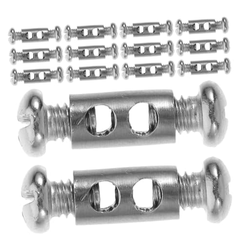 VILLFUL 20 Stück Teiliges Drahtseilklemmen Stahl mit Doppeltem Loch Kompatibel für Drahtseile Robuste Kabelklemmen für Beleuchtung Beschilderung und Vielseitige Befestigungen von VILLFUL