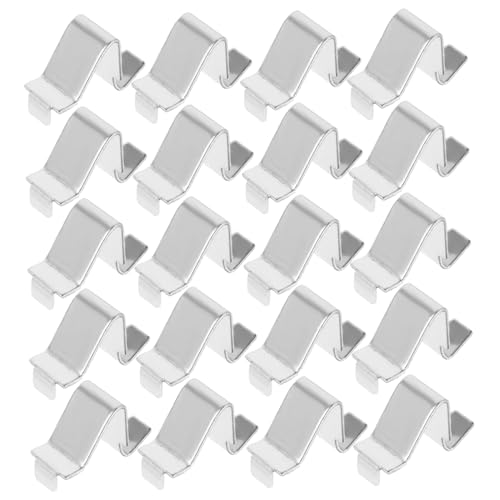 VILLFUL 20 Stück Teiliges Metallregalhalter Clips Verstellbare Schwerlast Regalstützen für Metall aktenschränke Flexible Befestigung für Küchen Büroschränke Kompatibel mit Verschiedenen von VILLFUL