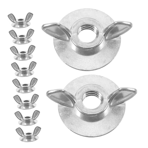 VILLFUL 20 Stück Teiliges Sturmfenster Flügelschrauben mit Robustem Flügelmuttertreiber Schnelles Lösen Einfache Montage Kompatibel mit Wingnut Butterfly Schrauben für Sturmschutz von VILLFUL