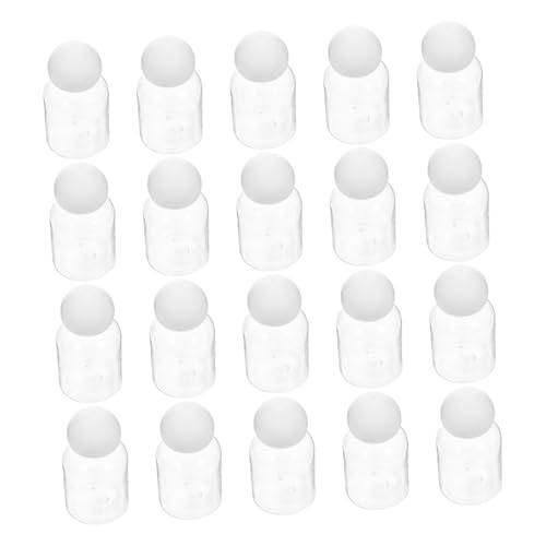 VILLFUL 20 Stück Transparente Flüssigkeits-spenderflaschen mit Kugeldeckel Präzise Dosierung Wiederverwendbare Applikatorflaschen für Lotionen Öle und Dekorative Candy Jars zur von VILLFUL