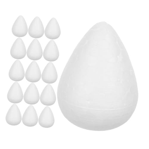 VILLFUL 20 Stück Unbemalte Schaumrose Buds für Hochzeits und Valentinstags Dekorationen DIY Bastelmaterial für Romantische Anlässe Leicht und Langlebig für Kreative Projekte von VILLFUL