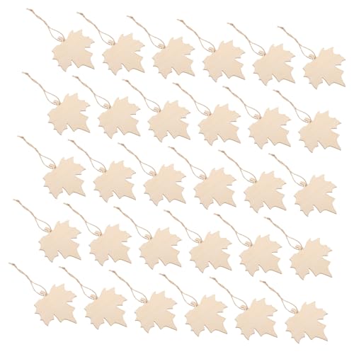 VILLFUL 200 Stück Ahornblatt Holzanhänger Unbehandelte Holzblätter Dekoration Herbstliche Holzornamente Für DIY Malerei Thanksgiving Party VILLFUL 200 Stück Ahornblatt Holzanhänger Unbehandelte Holzblätter Dekoration Herbstliche Holzornamente Für DIY Malerei Thanksgiving Party von VILLFUL