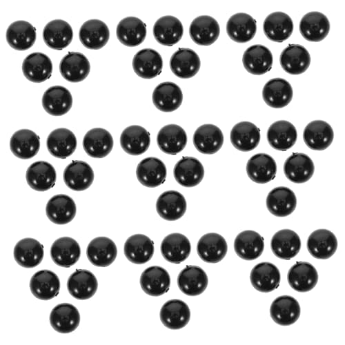 VILLFUL 200 Stück Handgefertigte Puppenaugen DIY Puppenherstellungsaugen Basteln Flache Rückseite Cabochon Puppenaugen Augäpfel Für Stofftiere Für Amigurumi Halbrunde von VILLFUL