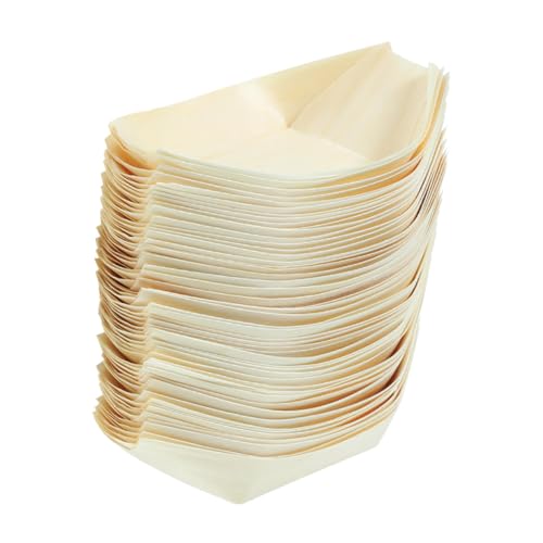 VILLFUL 200 Stück Holz Sushi Boot Teller Snackschalen für Sushi Sashimi Popcorn Desserts Hot Dogs Vielseitige Food Tray für Picknick und Partys VILLFUL 200 Stück Holz Sushi Boot Teller Snackschalen für Sushi Sashimi Popcorn Desserts Hot Dogs Vielseitige Food Tray für Picknick und Partys von VILLFUL
