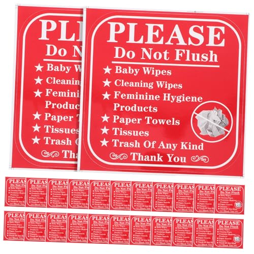 VILLFUL 24 Stück Teiliges Badezimmer Bitte nicht Spülen Toilettenwarnung Hinweisaufkleber zur Vermeidung von Verstopfungen Geeignet für Wohn Geschäftsbäder Einfache Anwendung VILLFUL 24 Stück Teiliges Badezimmer Bitte nicht Spülen Toilettenwarnung Hinweisaufkleber zur Vermeidung von Verstopfungen Geeignet für Wohn Geschäftsbäder Einfache Anwendung von VILLFUL