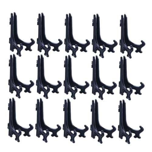 VILLFUL 25 Stück Teiliges Kunststoff Display Ständer Dekorativer Tellerhalter Stabiler Tischaufsteller für Bilderrahmen Teller Figuren Einsetzbar für Esszimmer und Wohnzimmer VILLFUL 25 Stück Teiliges Kunststoff Display Ständer Dekorativer Tellerhalter Stabiler Tischaufsteller für Bilderrahmen Teller Figuren Einsetzbar für Esszimmer und Wohnzimmer von VILLFUL