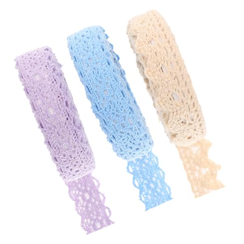 VILLFUL 3 Rollen Doppelseitiges Spitzenband für Scrapbooking und DIY Selbstklebendes Ablösbares Dekoband Weiß für Fotoalben Geschenkanhänger und Bastelarbeiten VILLFUL 3 Rollen Doppelseitiges Spitzenband für Scrapbooking und DIY Selbstklebendes Ablösbares Dekoband Weiß für Fotoalben Geschenkanhänger und Bastelarbeiten von VILLFUL