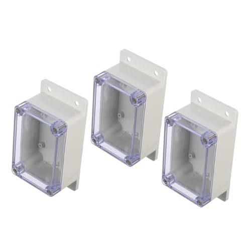 VILLFUL 3 Sets Wasserdichtes Gehäuse Für Elektronik Elektrische Anschlusskästen Wasserdichte Elektrische Kästen Steckdosenabdeckung Für Den Außenbereich Wetterfest Wetterfeste von VILLFUL
