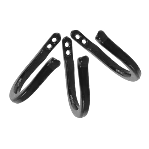 VILLFUL 3 Stück Antiker Wandhaken Vintage Garderobenhaken für Jacken Taschen Hüte Robuster Dekorativer Mantelaufhänger für Schlafzimmer Küche Bad und Flur von VILLFUL
