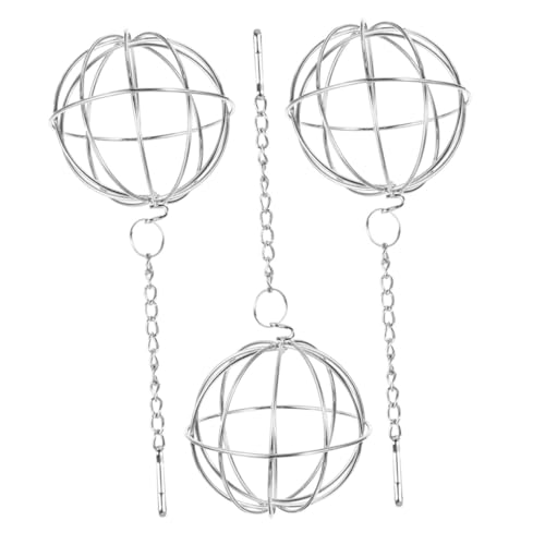 VILLFUL 3 Stück Edelstahl Futterball mit Haken Langlebiger Kaninchen und Hamster Futterspender zum Aufhängen im Käfig Stressreduzierendes für Kleine Haustiere Wie Meerschweinchen und VILLFUL 3 Stück Edelstahl Futterball mit Haken Langlebiger Kaninchen und Hamster Futterspender zum Aufhängen im Käfig Stressreduzierendes für Kleine Haustiere Wie Meerschweinchen und von VILLFUL
