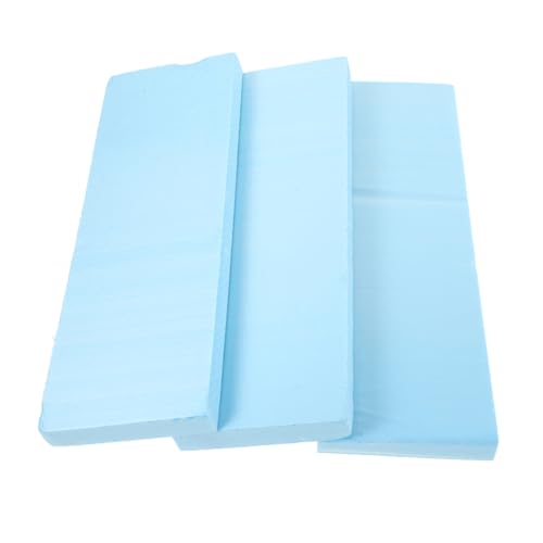VILLFUL 3 Stück Hochdichte Schaumstoffplatten für DIY Projekte Modellbau Miniaturgärten und Dioramen Rechteckige Basisplatten für Kreative Bastelarbeiten von VILLFUL