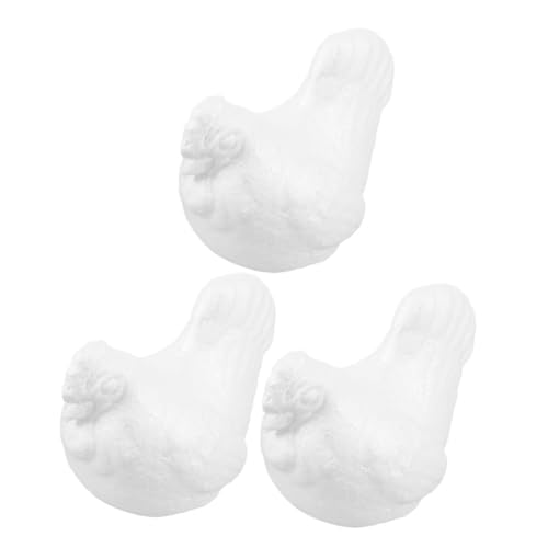VILLFUL 3 Stück Hühnchen Figuren Bastelset für Dekorationsprojekte Fantasie für Partys und Schulprojekte von VILLFUL