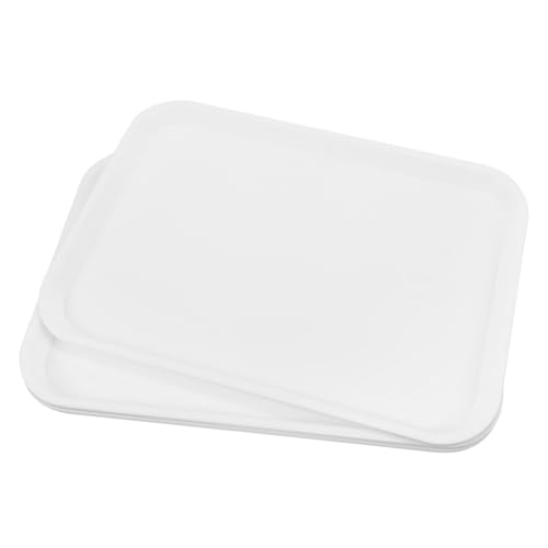 VILLFUL 3 Stück Snacktabletts Wiederverwendbare Kunststoff Servierplatten für Obst Snacks und Desserts Leicht Stapelbar für Partys Hochzeiten und Familienfeiern von VILLFUL