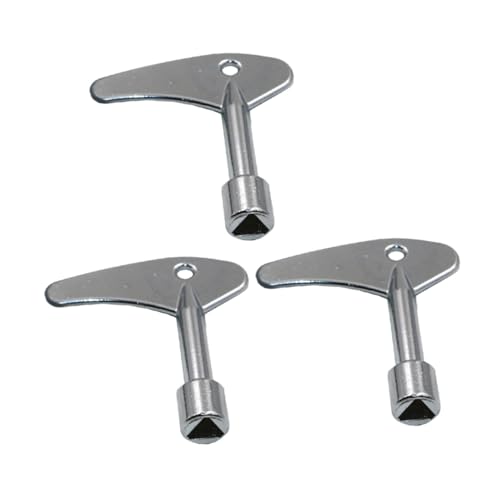 VILLFUL 3 Stück Teiliges Dreiecksschlüssel aus Metall Langlebiges Wasserzähler und Aufzugsschlüssel Werkzeug Leicht Kompakt mit Glatter Oberfläche für Komfortables Handling und Einfache VILLFUL 3 Stück Teiliges Dreiecksschlüssel aus Metall Langlebiges Wasserzähler und Aufzugsschlüssel Werkzeug Leicht Kompakt mit Glatter Oberfläche für Komfortables Handling und Einfache von VILLFUL