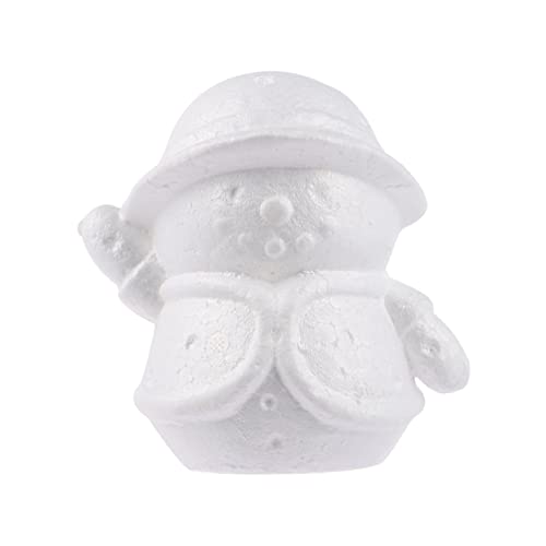 VILLFUL 3 Stück Unvollendete Schneemann DIY Weihnachtsdekoration für Heim Büro und Restaurant Kreative Bastelidee für Erwachsene für Weihnachten und Feste von VILLFUL