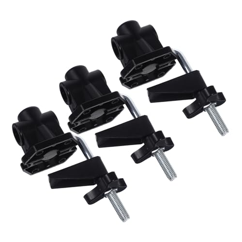VILLFUL 3 Stücke Teiliges Aluminium Tischlampen Clips Robuste Metallklemme als Stabiler Lampenhalter Rutschfest und Langlebig für Schreibtisch und Wohnraumbeleuchtung von VILLFUL