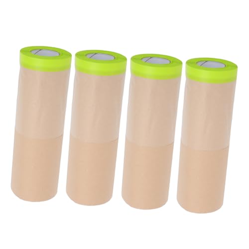 VILLFUL 4 Stück Kraft Abdeckfolie Vorgeklebtes Abdeckpapier Kraft Geschenkpapier Waschbares Kraftpapier Maler Abdeckpapier Staubdichte Folie Zum Lackieren Autofolie VILLFUL 4 Stück Kraft Abdeckfolie Vorgeklebtes Abdeckpapier Kraft Geschenkpapier Waschbares Kraftpapier Maler Abdeckpapier Staubdichte Folie Zum Lackieren Autofolie von VILLFUL