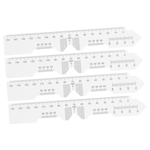 VILLFUL 4 Stück Präzises Pupillendistanz messlineal aus PVC Optisches Messwerkzeug für Brillen Vielseitiger Pupillometer für Optiker und Individuelle Anwendung Leicht Tragbar und VILLFUL 4 Stück Präzises Pupillendistanz messlineal aus PVC Optisches Messwerkzeug für Brillen Vielseitiger Pupillometer für Optiker und Individuelle Anwendung Leicht Tragbar und von VILLFUL