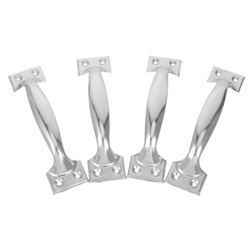 VILLFUL 4 Stück Robuster Edelstahl Türgriffe Schwerlast Pull Handles für Innen Außen Vielseitig Einsetzbar als Front Türgriff Schrank Schubladengriffe Einfache Montage Modernes Design von VILLFUL