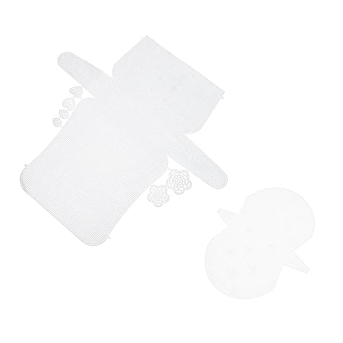 VILLFUL 4stücke DIY-taschenplatte Aus Kunststoff Gitterplatte Für Häkeln Tasche Stricktaschenplatte Mesh Kreuzstich-nähplatten Bastelmaterial Für Nähprojekte von VILLFUL