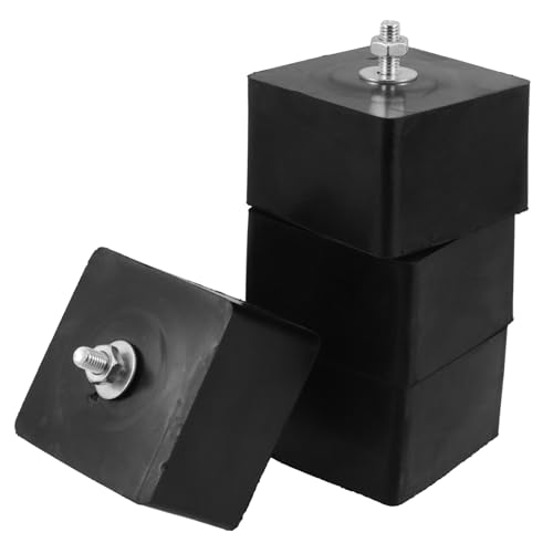 VILLFUL 4 Stück Teiliges Anti-vibrations-gummipolster für Klimaanlagen Quadratische Stoßdämpfende Gummiunterlagen Wetterfeste Schallabsorbierende Montagepads für Außengeräte Schutz vor VILLFUL 4 Stück Teiliges Anti-vibrations-gummipolster für Klimaanlagen Quadratische Stoßdämpfende Gummiunterlagen Wetterfeste Schallabsorbierende Montagepads für Außengeräte Schutz vor von VILLFUL