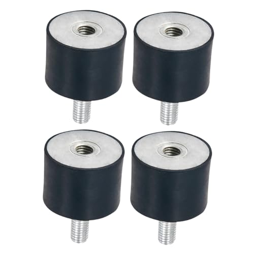 VILLFUL 4 Stück Teiliges Anti vibrations gummipuffer mit Gewinde Stoßdämpfende Gummi isolatoren für Kompressoren Pumpen Motoren und Haushaltsgeräte Einfache Montage Langlebig und VILLFUL 4 Stück Teiliges Anti vibrations gummipuffer mit Gewinde Stoßdämpfende Gummi isolatoren für Kompressoren Pumpen Motoren und Haushaltsgeräte Einfache Montage Langlebig und von VILLFUL