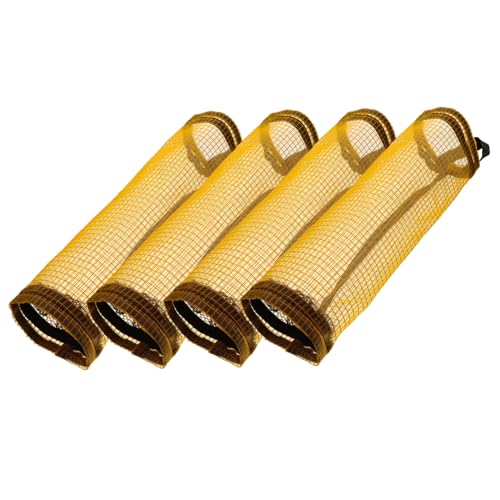 VILLFUL 4 Stück Teiliges Plastiktütenhalter mit Wandhalterung Faltbarer Haushaltsbeutel Organizer aus Atmungsaktivem Kunststoff Multifunktionaler Müllbeutelspender für Küche und Haushalt von VILLFUL