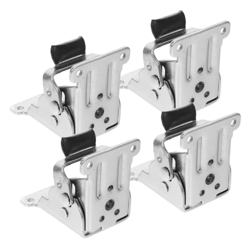 VILLFUL 4 Stück Teiliges Selbstsicherndes Faltscharnier aus Langlebigem Eisen mit Federmechanismus Klappbar und Korrosionsbeständig für Tischbeine Möbel und Wohnraumtüren VILLFUL 4 Stück Teiliges Selbstsicherndes Faltscharnier aus Langlebigem Eisen mit Federmechanismus Klappbar und Korrosionsbeständig für Tischbeine Möbel und Wohnraumtüren von VILLFUL